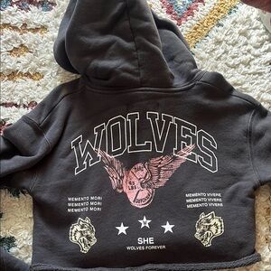 Darc sport cropped hoodie.